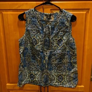 Talbots Large Petite sleeveless blouse